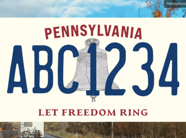 为庆祝美国建国250周年,宾州揭开新车牌设计的面纱